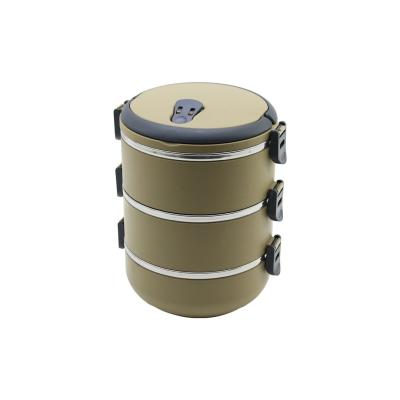 KAHVERENGİ 3LÜ SEFER TASI SAKLAMA KABI 1.8LT