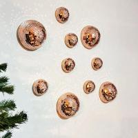 Kare Bronz Cam Mozaik Fayans Çıkartmaları El İşi Kare Cam Fayans Kendinden Yapışkanlı Aynalı Dekor Panel 30x30 Cm