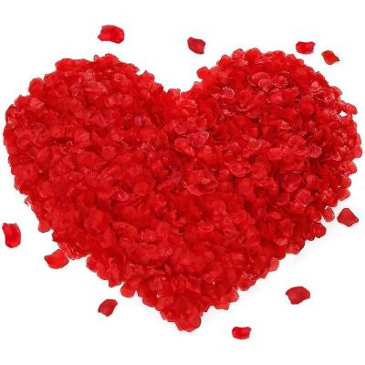Kırmızı Renk Gül Yaprağı Şekilli Konfeti – 1 Paket 100 Adet