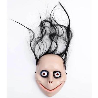 Korkunç Ürpertici Uzun Saçlı Momo Maskesi 24x16 cm