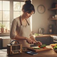 Küçük Mini Boy Retro Ahşap Tasarım Bluetooth Hoparlörlü Radyo – FM/AM Destekli, Şarjlı ve Taşınabilir Radyo NS-8108