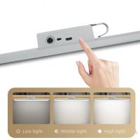 KUMANDALI - ZAMAN - IŞIK GÜCÜ AYARLI METAL ASKILI - USB ŞARJLI LAMBA FENER 20SMD LED