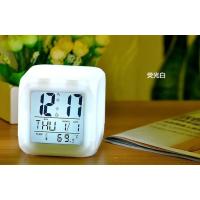 Led Dijital Renkli Masa Saati Alarm Termometre Tarih Masaüstü Saat