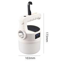 LED Güneş Enerjili Kamp Lambası–2000 Lümen Süper Parlak, 5 Aydınlatma Modlu,USB ile Şarj Edilebilir Dış Mekan,Asılabilir Torch El Feneri