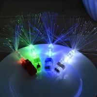 Led Işıklı Renkli Püsküllü Parmak Işığı 4 Renk 4 Adet