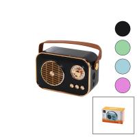 M4 PORTABLE WİRELESS HOPARLÖR - SPEAKER IŞIKLI USB ŞARJLI RENKLİ KASA - BRONZ ÇERÇEVEUSB - DC 5V - TF