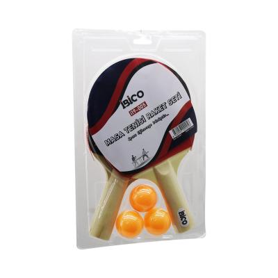 MASA TENİSİ PİNPON RAKET SETİ 2PCS RAKET - 3PCS TOP