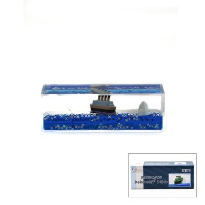 MAVİ SU GEMİ - ADA D.GEN MİKA YÜZEN BATMAYAN DEKORATİF BİBLO AKVARYUM 4.5X13X4.2CM