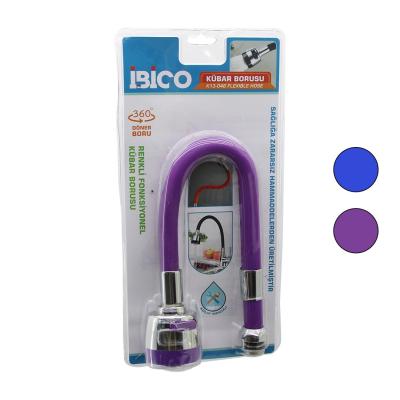 METAL - RENKLİ SİLİKON KAPLI KUBAR - BATARYA BORUSU TOPAÇ BAŞLIK= KADEMELİ 360 DERECE YAYLI VAKUMLU AMBALAJ