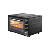 MİDİ FIRIN KARE 38LT AYARLANABİLİR TERMOSTAT = 50–320°C - SAATLİ = 0 - 90 DK ZİL 3 KADEME HIZ AYAR EMAYE TEPSİ  50x33x40cm