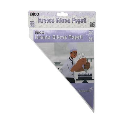 NAYLON 25CM 50PCS KREMA SIKMA POŞETİ TORBASI