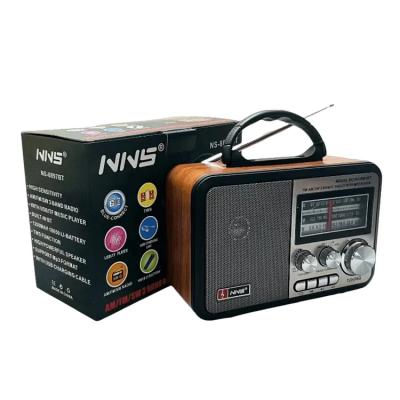 NNS NS-8897 Orta Boy Retro, Nostaljik, Ahşap Tasarım Radyo