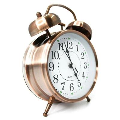 Nostaljik Çalar Saat ? Retro Tasarım, Sessiz Akan Mekanizma, Yüksek Sesli Alarm, Masa ve Komodin İçin Dekoratif Saat