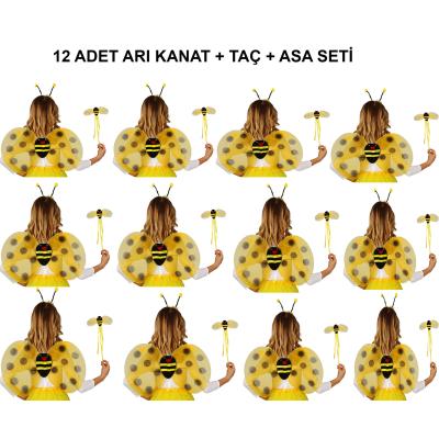 Okul Gösterileri için 12'li Arı Kanadı Seti - Etkinlik Kanatları
