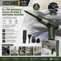 OTO ARAÇ SARJLI EL TİPİ BASINÇLI HAVA ÜFLEME - SÜPÜRGE MAKİNE 3 BAŞLIK G-43
