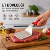 PLASTİK SAPLI - METAL ET DÖVECEK