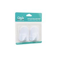 QLUX L-00735 2PCS OPAK BEYAZ PLASTİK ASKI