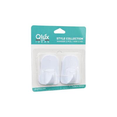 QLUX L-00735 2PCS OPAK BEYAZ PLASTİK ASKI