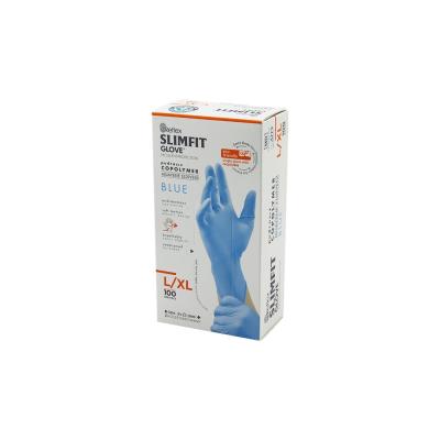 REFLEX SLİMFİT GLOVE KOD-025 L-XL MAVİ PUDRASIZ MUAYENE ELDİVEN 100LÜ