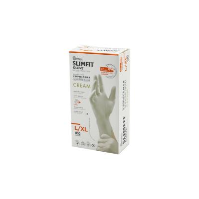 REFLEX SLİMFİT GLOVE KOD-028 L-XL KREM PUDRASIZ MUAYENE ELDİVEN 100LÜ