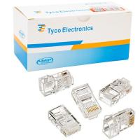 RJ45 CAT5/CAT6 UÇ 8P8C  KUTULU (100LÜK PAKET) KUTULU AMP NETCONNEST