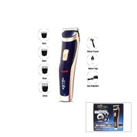 SAÇ SAKAL KESME TRAŞ MAKİNESİ FİŞ ŞARJLI - LED GÖSTERGE - RENKLİ KROM KAPLAMA GÖVDE  RD-6005