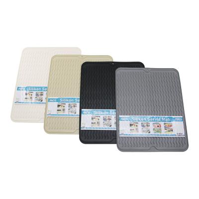 SİLİKON ÇOK AMAÇLI SERVİS MATI AMERİKAN SERVİS - BULAŞIK ALTLIK - NİHALE 30X40CM