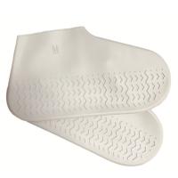 Silikon Ayakkabı Kılıfı Kaymaz Su Kir Geçirmez  M Beden Beyaz