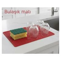 Silikon Bulaşık Kurulama Matı 30*40 cm Gıdaya Uygun Uzun Ömürlü