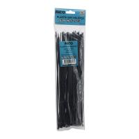 SİYAH   3.6X300MM  PLASTİK CIRT KELEPÇE  100PCS
