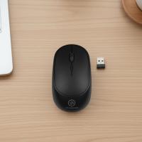 Siyah Renkli Ergonomik Sessiz Kablosuz Mouse – USB Alıcılı, Ofis ve Oyun İçin Konforlu Bilgisayar Faresi MS6310