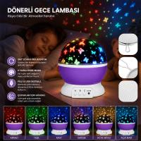 STAR MASTER PİLLİ DÖNERLİ GECE LAMBASI