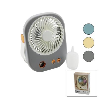 SU SPREYLİ USB MİNİ FAN 15.5X12CM MASA ÜSTÜ USB ŞARJLI 2İN1 KULP=TAŞIMA - DURUŞ 3 KADEME HIZ BJJ-566