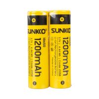 SUNKKO 3.7 VOLT 1200 MAH 18650 ŞARJ EDİLEBİLİR PİL (2Lİ PAKET)