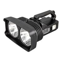 SÜPER PARLAK PİLLİ - ŞARJLI - 4 FARKLI MOD SEÇENEKLİ BATTAL BOY EL FENERİ W5123