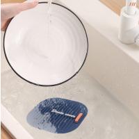 Süzgeçli Lavabo Gider Koruyucu Mat Gri