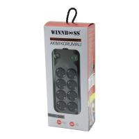 TERMAL AKIM - KISA DEVRE KORUMALI 8Lİ PRİZ 2+2 USB-TYPE-C - 2 METRE ANAHTARLI UZATMA KABLO 16A - 4000W