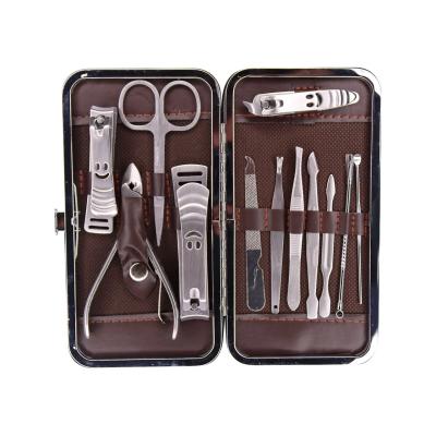 Tırnak Makası Tırnak Bakım Seti Deri Çantalı 12 Parça Set