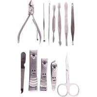 Tırnak Makası Tırnak Bakım Seti Deri Çantalı 12 Parça Set