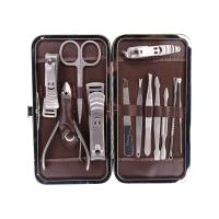 Tırnak Makası Tırnak Bakım Seti Deri Çantalı 12 Parça Set
