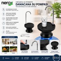 USB ŞARJLI - OTOMATİK DAMACANA SU POMPASI - STAND 360° BAŞLIK NRX-4337