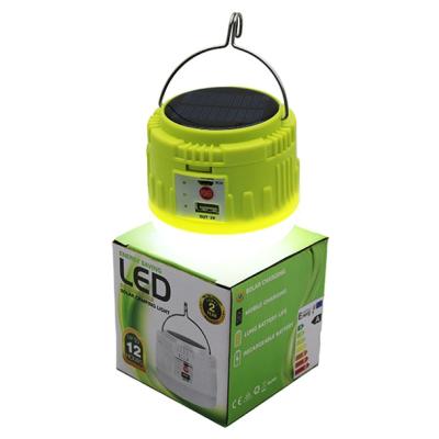 USB - SOLAR ŞARJLI ASKILI KAMP LAMBASI - POWERBANK