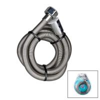 VAKUMLU   METAL YAYLI  DUŞ HORTUMU VAKUMLU 150CM