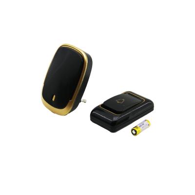 WİRELESS KABLOSUZ KAPI ZİLİ  PİLLİ   100MT MENZİL  SİYAH RENK