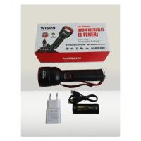 WISON WS-5572 20W Uzun Menzilli Şarjlı Metal El Feneri
