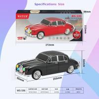 WS-596 Araba Görünümlü Kablosuz Bluetooth Hoparlör Siyah