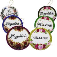 YUVARLAK - EPOKSİ BÜYÜK KAPI SÜSÜ HOŞGELDİNİZ - HERHANGİ BİR TANESİ GÖNDERİLİR