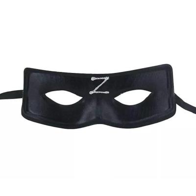 Zorro Maskesi Arkadan Lastikli Z Baskılı