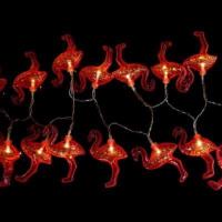 10'lu Pilli Led Flamingo Dekoratif Işık Zinciri Aydınlatma 1,5 Mt