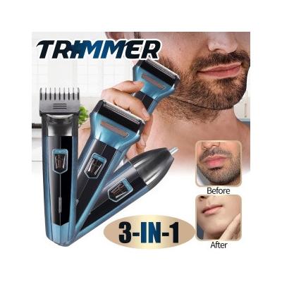 3 in 1 Saç Sakal Kesme Ense Burun Tıraş Makinesi Seti